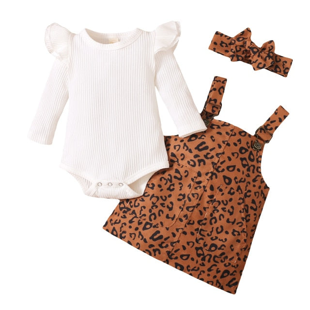 Leopard pinafore hot sale