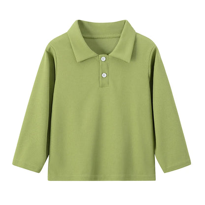 Kid's Long-sleeve Polo Shirt