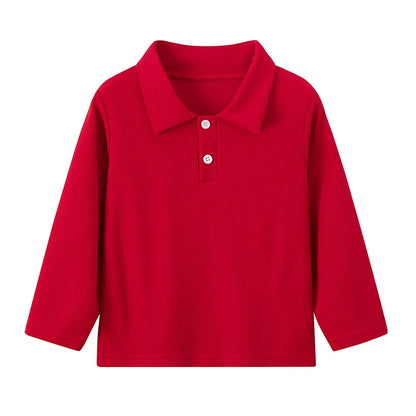 Kid's Long-sleeve Polo Shirt