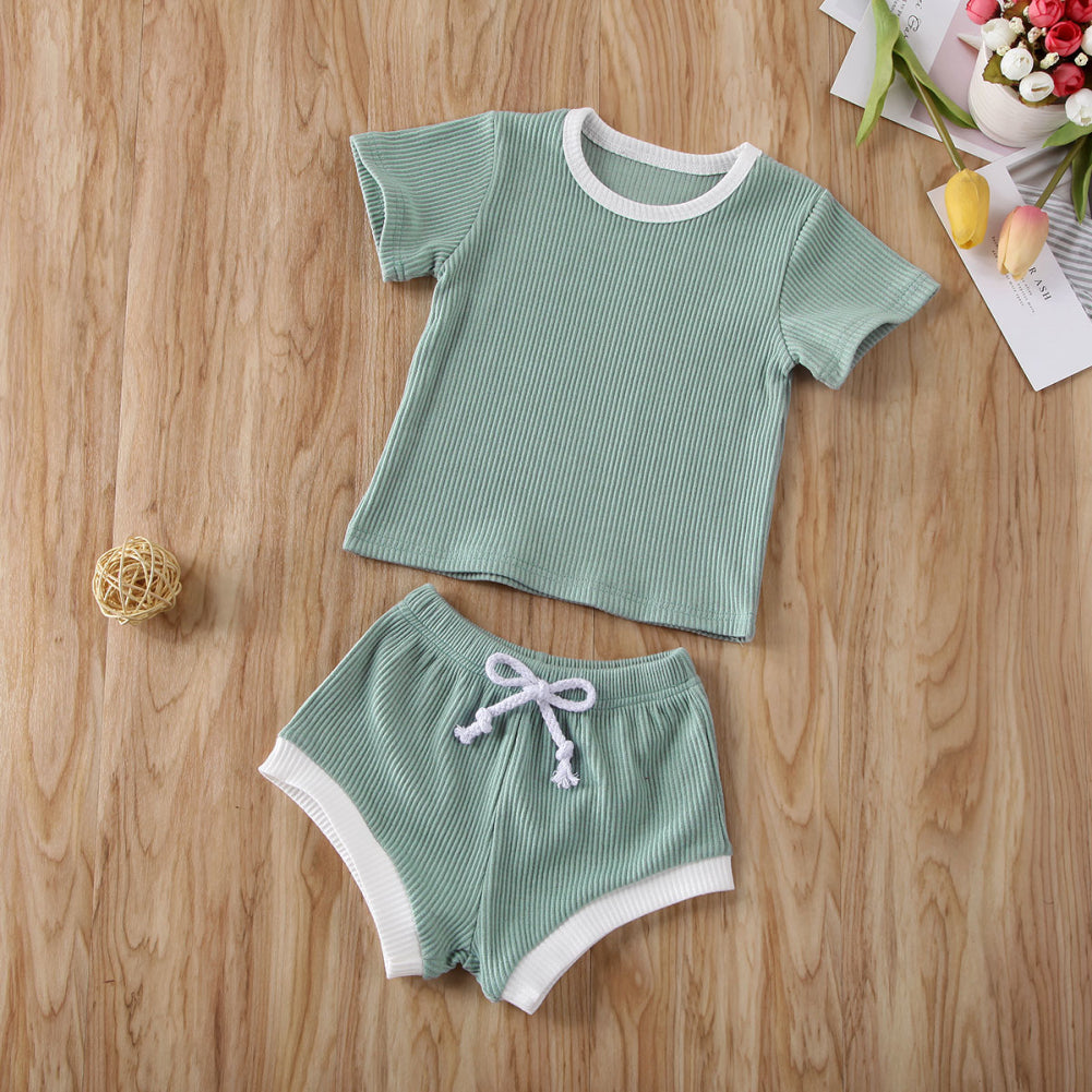 Baby girl shorts on sale set